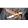 ЗОЛОТА ПЕРЛИНА ніж ручної роботи майстерні VIKTOR KNIVES, купити замовити в Україні, CPM® S125V™ в обкладинках нержавіючої сталі 95Х18, 64 HRC